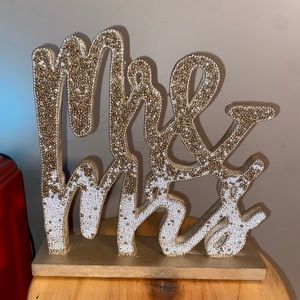 Beautiful wedding or home decor sign